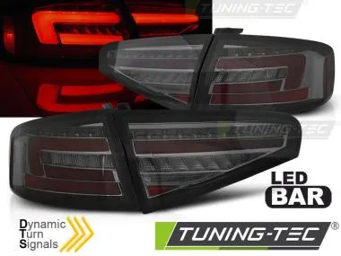 Stopuri cu LED BAR SMOKE SEQ Tuning-Tec pentru AUDI A4 B8 12-15 SEDAN - LDAUH5