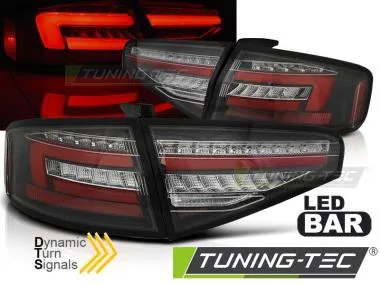Stopuri cu LED BAR BLACK SEQ Tuning-Tec pentru AUDI A4 B8 12-15 SEDAN  - LDAUH6