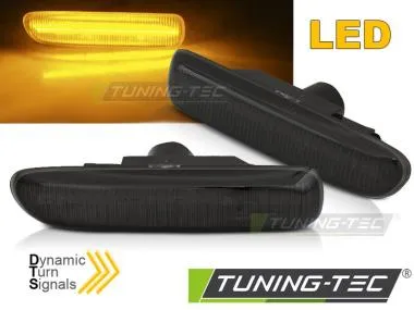 Semnalizatoare laterale negru cu LED Tuning-Tec pentru BMW E46 - KBBM44