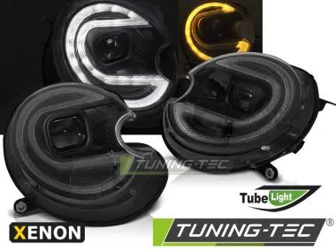 Faruri Tube Light LED BLACK pentru Mini Cooper 06-14 - LPMC19