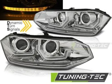 Faruri SEQ LED Tuning-Tec pentru VW Polo VI 2G 2017- - LPVWS9