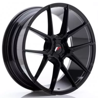 JR Wheels JR30 20x8,  5 ET20-42 5H BLANK Glossy Black - JR3020855X2074GB