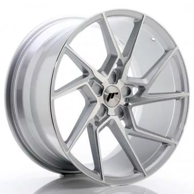 JR Wheels JR33 20x10 ET20-40 5H BLANK Silver Machined Face JR3320105X2074SM