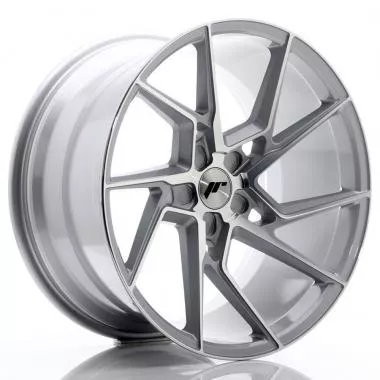 JR Wheels JR33 20x10,  5 ET15-30 5H BLANK Silver Machined Face JR33201055X1574SM