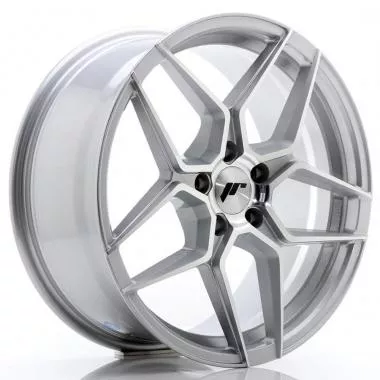 JR Wheels JR34 18x8 ET35 5x120 Silver Machined Face - JR3418805I3572SM