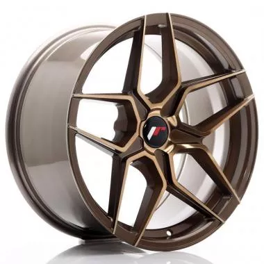 JR Wheels JR34 18x9 ET20-42 5H BLANK Platinum Bronze - JR3418905X2074BZP