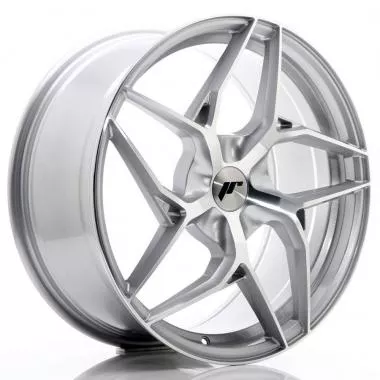 JR Wheels JR35 19x8,  5 ET35-45 5H BLANK Silver Machined Face JR3519855X3574SM