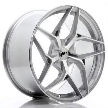 JR Wheels JR35 19x9,  5 ET35-45 5H BLANK Silver Machined Face - JR3519955X3574SM