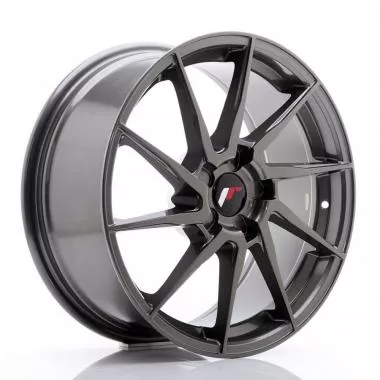 JR Wheels JR36 18x8 ET20-52 5H BLANK Hyper Gray - JR3618805X2074HG