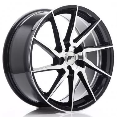 JR Wheels JR36 19x8,  5 ET20-50 5H BLANK Gloss Black Machined Face - JR3619855X2074GBM