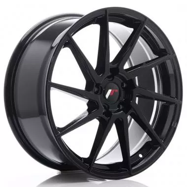 Jante Japan Racing JR36 19x8,  5 ET40 5x112 Gloss Black - JR3619855L4066GB