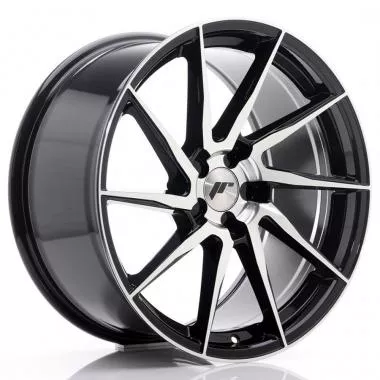 JR Wheels JR36 19x9,  5 ET20-45 5H BLANK Gloss Black Machined Face JR3619955X2074GBM