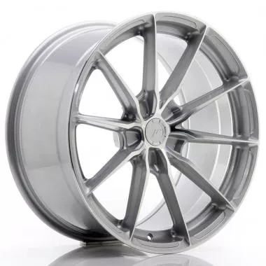 Jante Japan Racing JR37 19x9,  5 ET20-45 5H BLANK Silver MF - JR3719955X2072SM