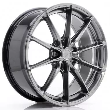 JR Wheels JR37 20x8,  5 ET35-45 5H BLANK Hyper Black - JR3720855X3572HB