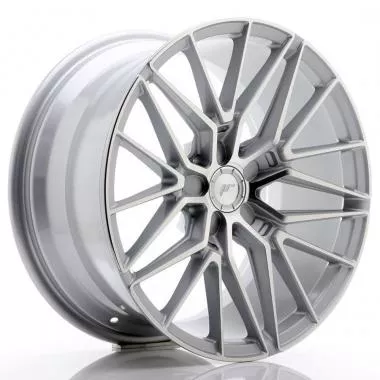 JR Wheels JR38 18x9 ET20-45 5H BLANK Silver Machined Face - JR3818905X2072SM