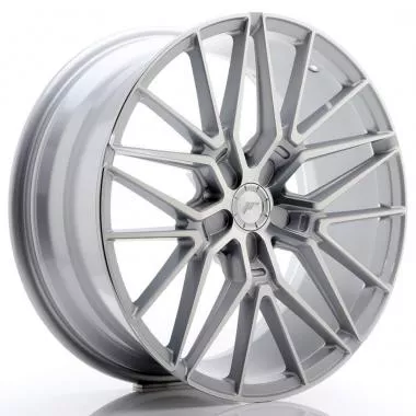 JR Wheels JR38 20x8,  5 ET35-45 5H BLANK Silver Machined Face - JR3820855X3572SM