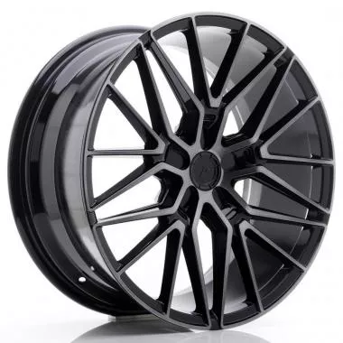 JR Wheels JR38 20x9 ET20-45 5H BLANK Black Brushed w/Tinted Face - JR3820905X2072GBBF