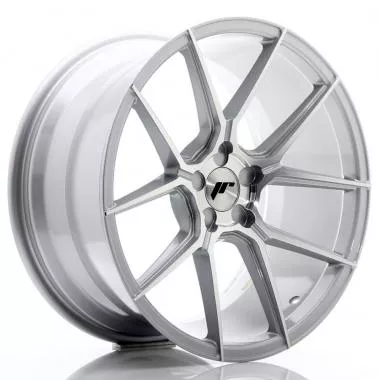 JR Wheels JR30 19x9,  5 ET35-40 5H BLANK Silver Machined Face JR3019955X3574SM