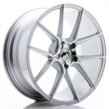 JR Wheels JR30 20x8,  5 ET20-40 5H BLANK Silver Machined Face JR3020855X2074SM