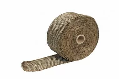 TurboWorks Exhaust heat wrap - 50mm x 1mm x 15m - Titanium MG-TT-077