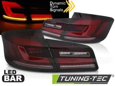 Stopuri LED BAR RED SMOKE pentru BMW F10 10-16 - LDBMJ2