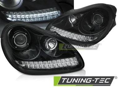 Faruri DAYLIGHT BLACK HID XENON pentru PORSCHE CAYENNE 02-06  - LPPO10