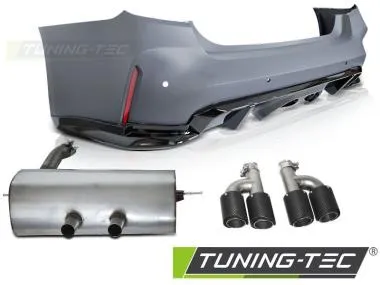Bara Spate G80 stil PERFORMANCE cu evacuare inclusa pentru BMW F30 11- - ZTBM89