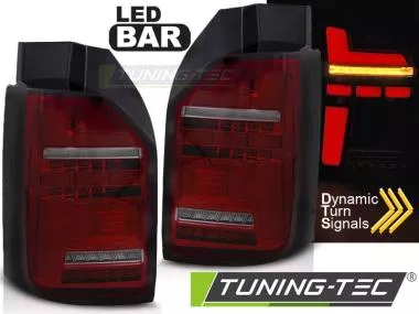 Stopuri cu LED BAR RED SMOKE SEQ pentru VW T6 15-19 OEM BULB - LDVWR2