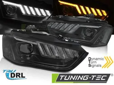Faruri BLACK LED pentru AUDI A4 B8 12-15 - LPAUG0