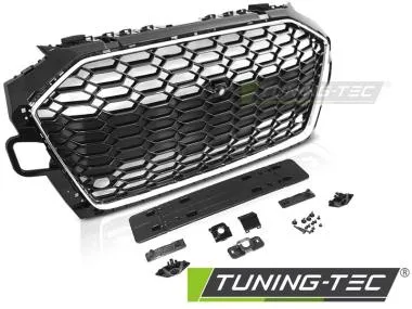 Grila SPORT CHROME BLACK PDC pentru AUDI A4 B9 20- - GRAU79