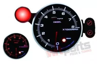 DEPO PK series gauge 95mm Rev counter 8000 Diesel - DP-ZE-051
