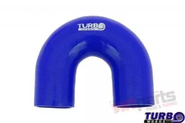 Silicone elbow TurboWorks Blue 180deg 60mm - CN-SL-083