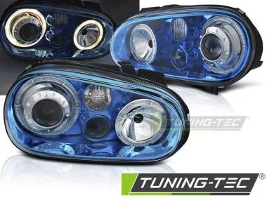 Faruri Angel Eyes Blue pentru VW GOLF 4 09.97-09.03 - LPVW51