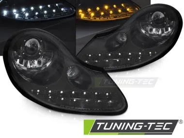 Faruri DAYLIGHT GLOSSY BLACK pentru PORSCHE BOXSTER 96-04 /911/996 - LPPO12