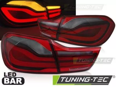 Stopuri LED BAR RED SMOKE pentru BMW F32/ F33/ F36 13-16 - LDBMH1