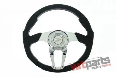 Steering wheel Pro 350mm offset:0mm Leather Black - PP-KR-027