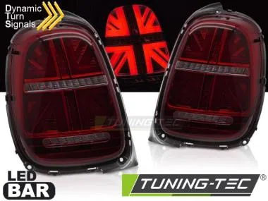 STOPURI LED RED SMOKE petru MINI COOPER F55 F56 F57 14-17 6-PIN - LDMC13