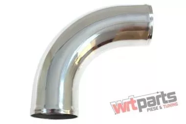 Aluminium pipe 90deg 76mm 30cm - PP-IC-086