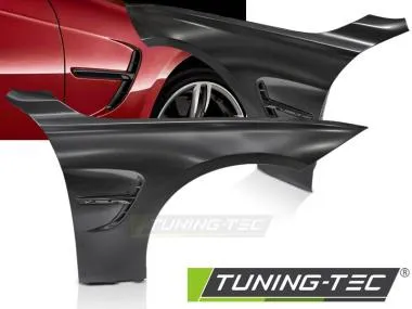 Aripi SPORT cu ventila laterala BLACK pentru BMW F30 F31 11-18 - BPBM03
