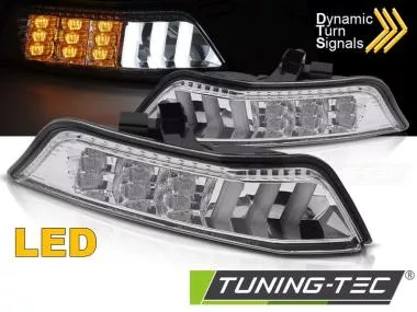 Semnalizatoare CHROME LED pentru FORD MUSTANG 15-17 - KPFO04