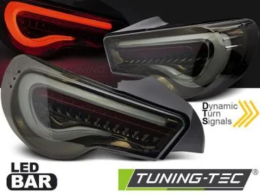 Stopuri LED BAR SMOKE SEQ pentru TOYOTA GT86 12-21 - LDTO37