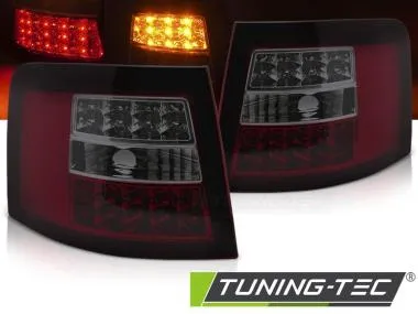 Stopuri LED RED SMOKE pentru AUDI A6 05.97-05.04 AVANT - LDAUJ0