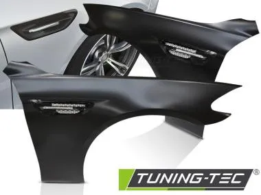 Aripi SPORT cu Orificii ventilate BLACK pentru BMW F10 F11 10-16 - BPBM09