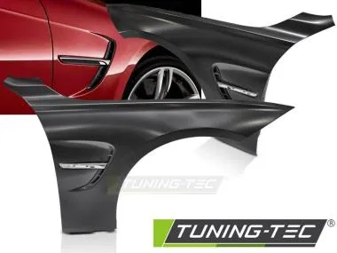 FENDERS SPORT STYLE WITH SIDE VENT CHROME fits F30 F31 11-18 BPBM04