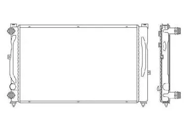 Radiator apa pentru Audi A4,  A6,  Superb,  Passat - 8D0121251G