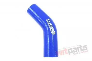 Silicone elbow TurboWorks Blue 45deg 40mm - CN-SL-235