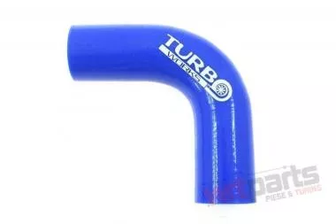 Silicone elbow TurboWorks Blue 90deg 35mm CN-SL-219