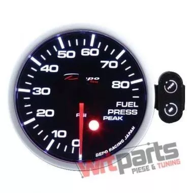 Ceas indicator presiune combustibil cu avertizare Depo Racing - DP-ZE-023