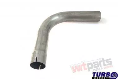 Exhaust pipe 90st 2,  5" 61cm stainless steel - MP-SS-009