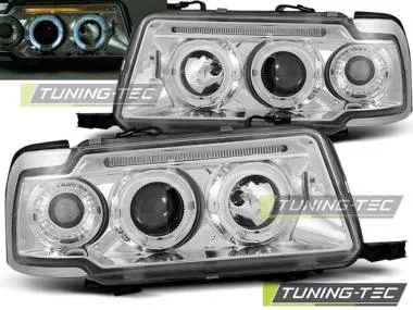 Faruri Angel Eyes pentru Audi 80 B4 09.1991-04.1996 Tuning-Tec - LPAU29